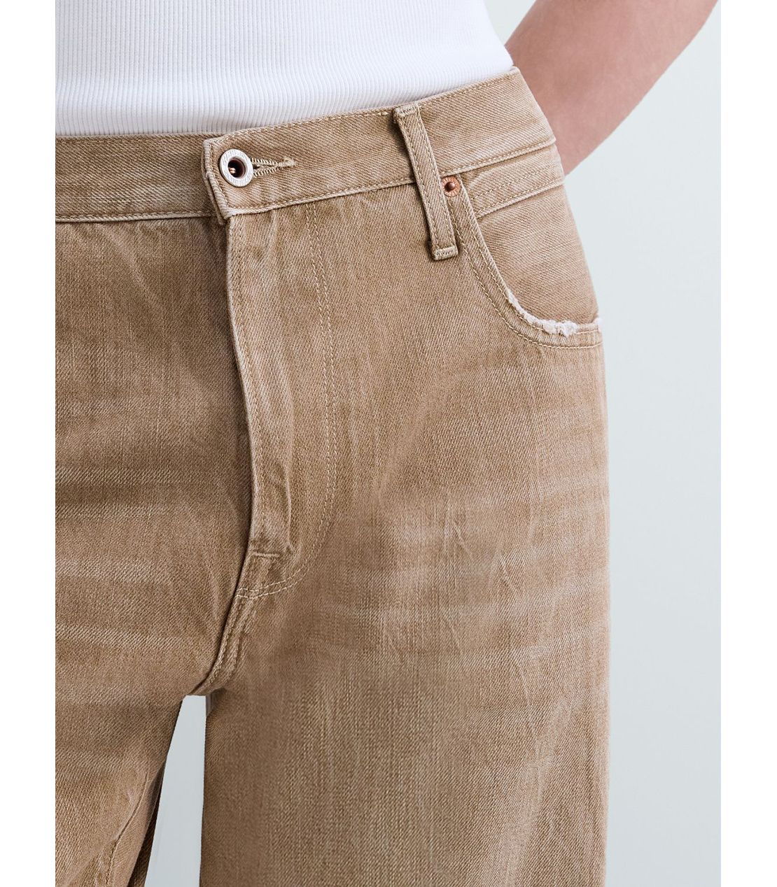 ストレートフィットAIDEEN カラーデニム 詳細画像 ブラウンシュガー 5